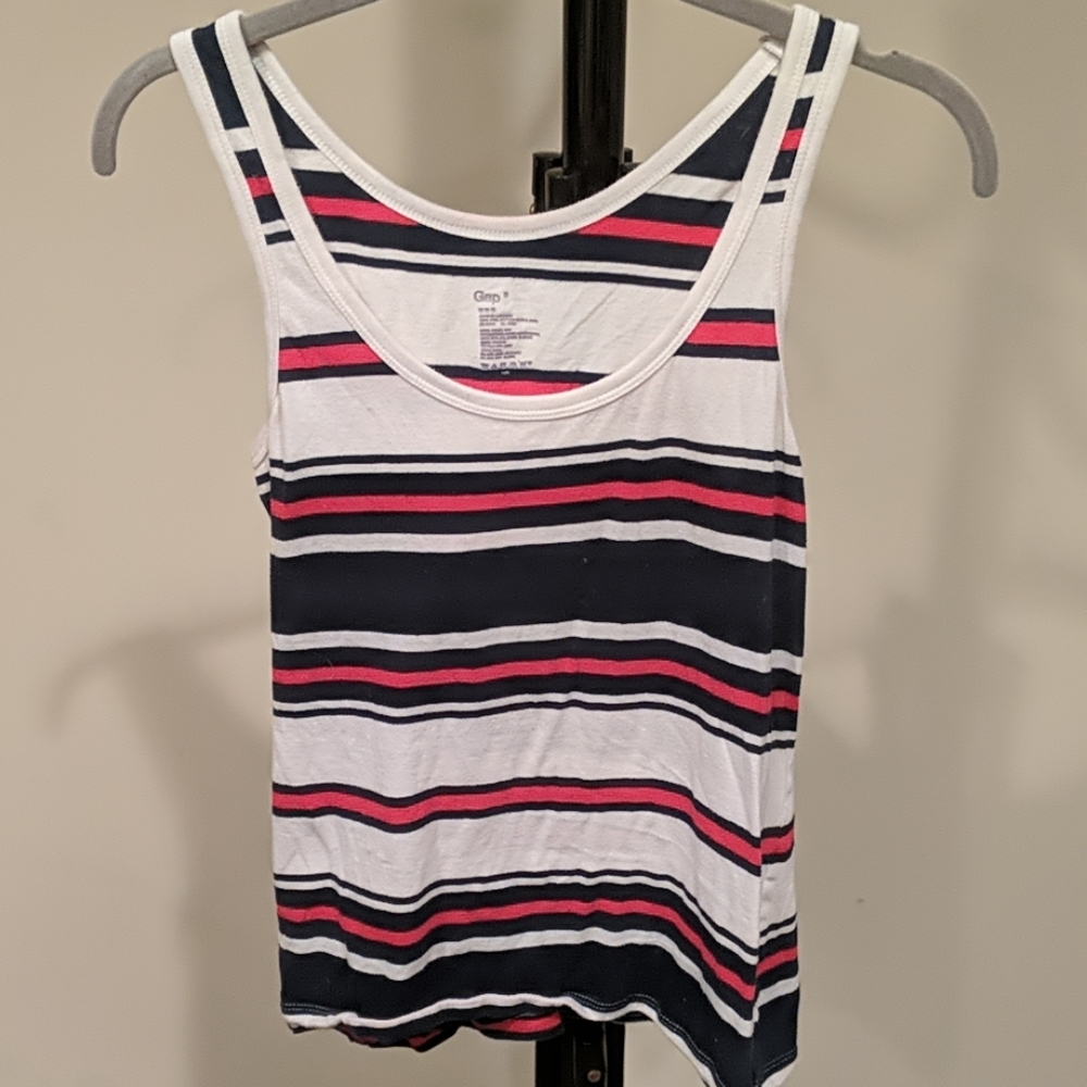 Navy, red, white Gap tank, Small